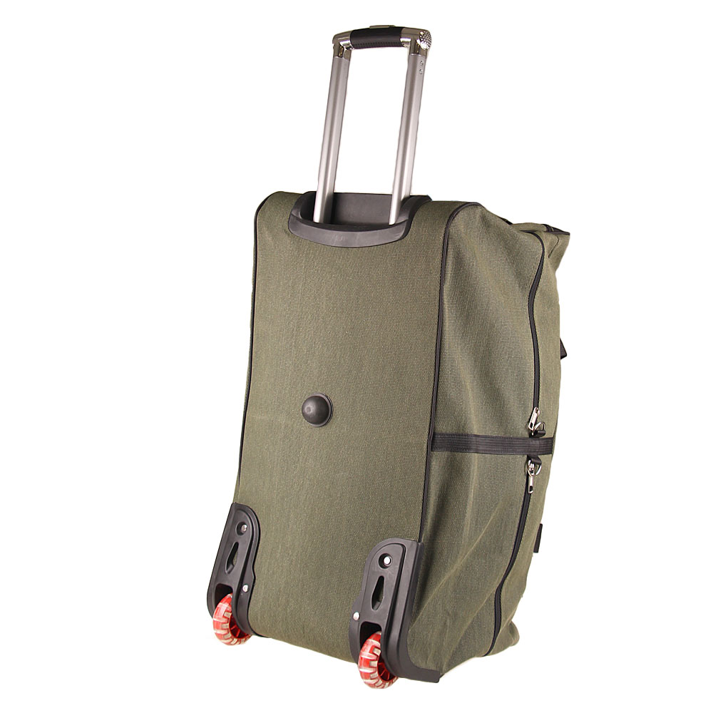 Cestovní taška na kolečkách 65 cm zelená - náhled 4