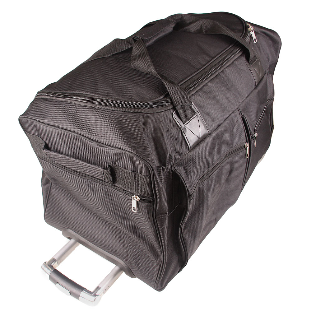 Cestovní taška na kolečkách 65 cm černá - náhled 2