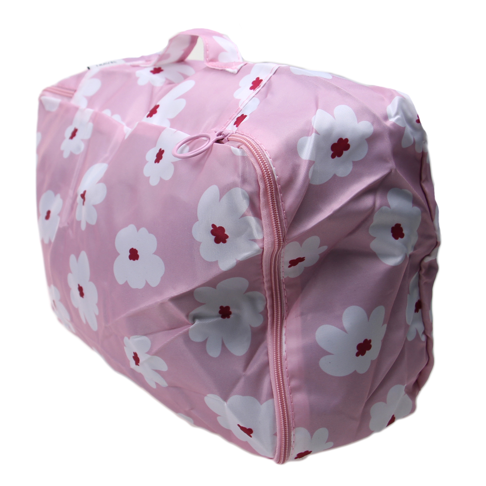 Cestovní organizér do kufru 6ks růžový s květy - náhled 3