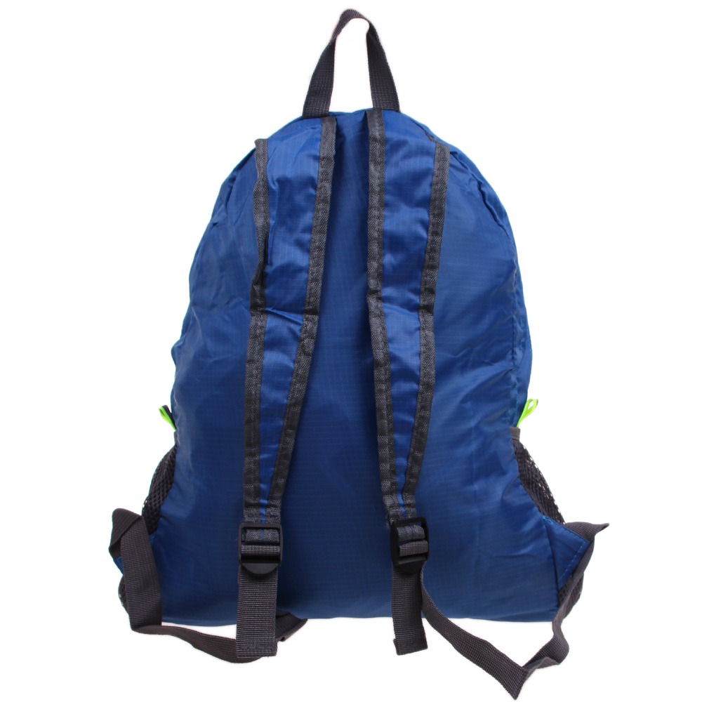 Skládací cestovní batoh modrý - náhled 2