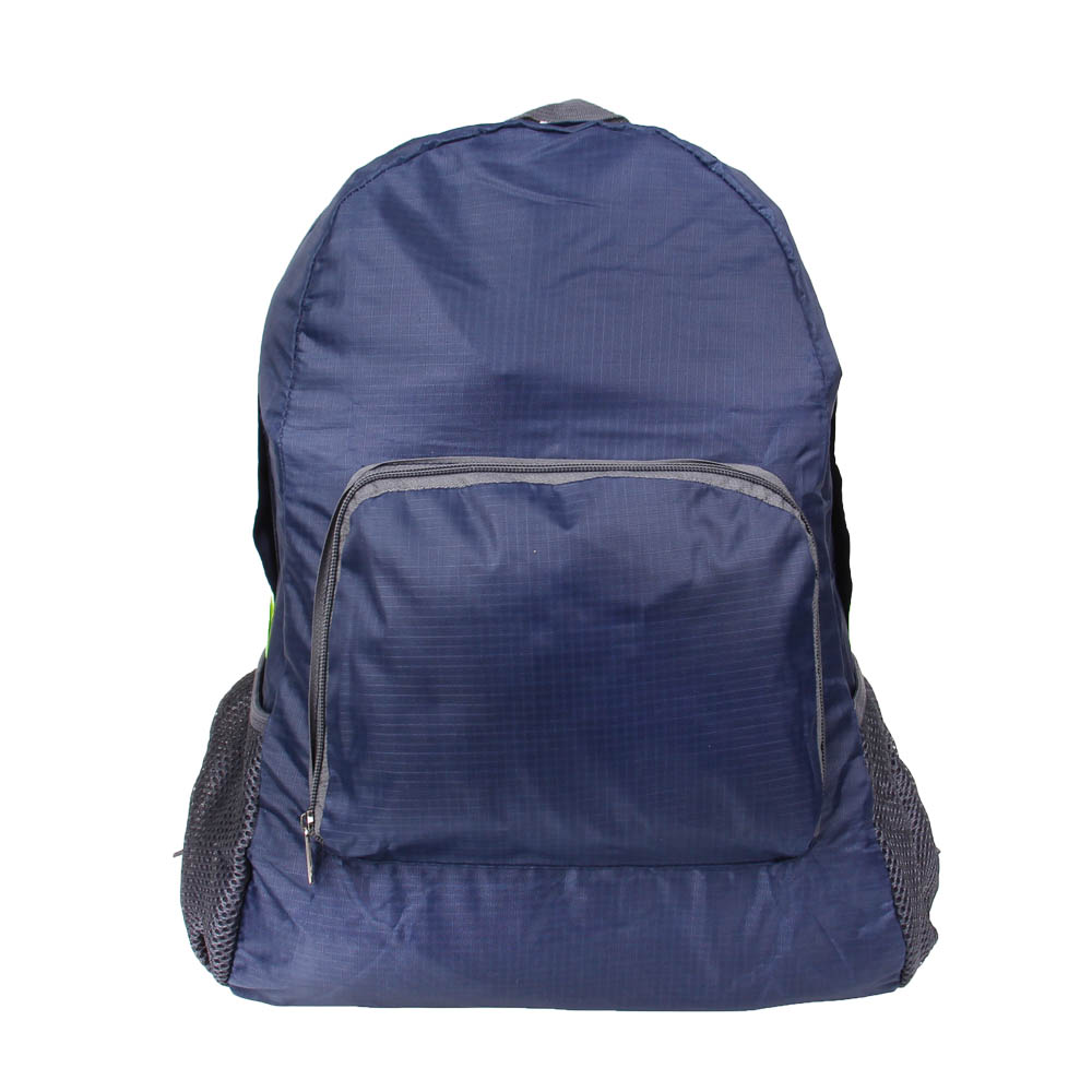 Skládací cestovní batoh tmavě modrý - náhled 1