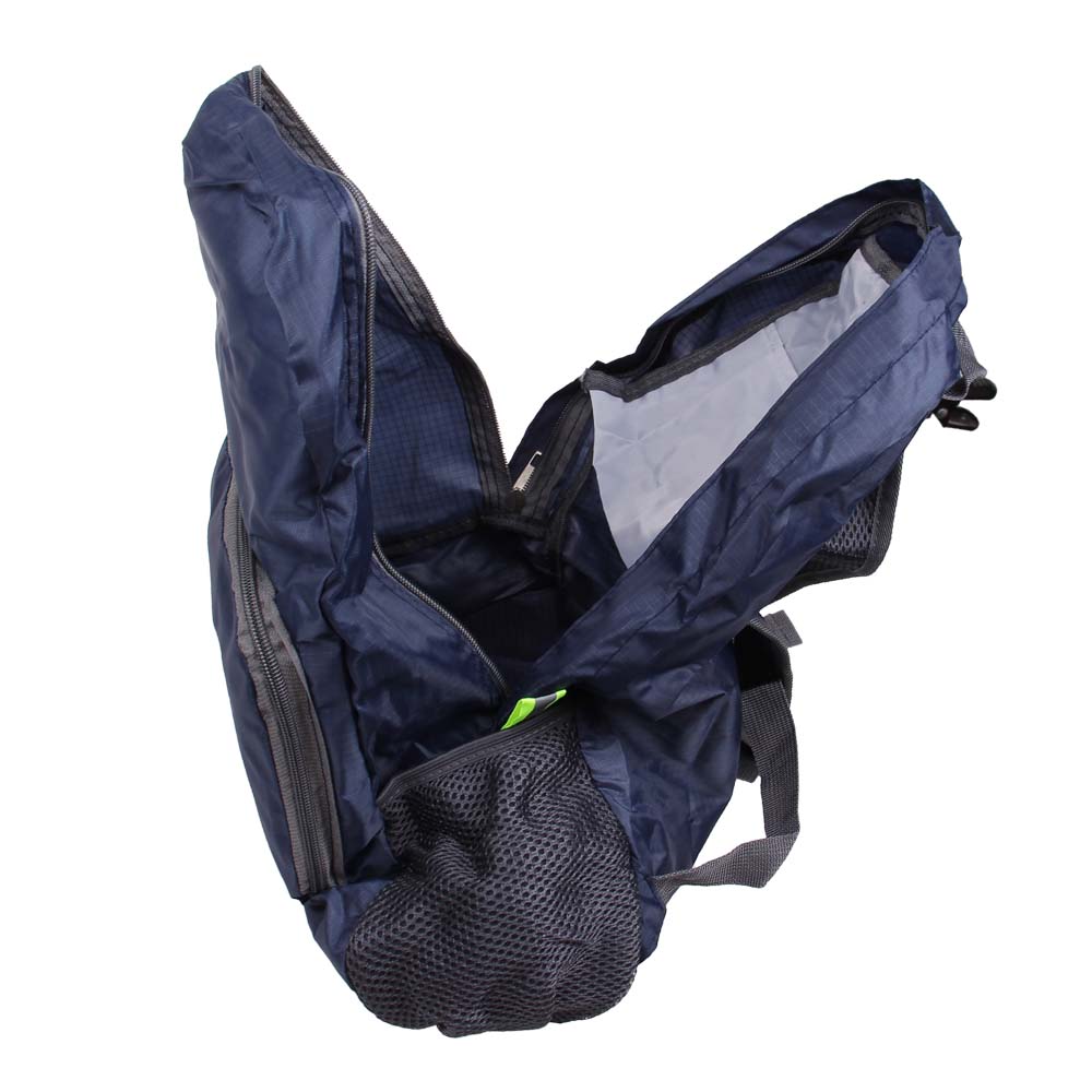 Skládací cestovní batoh tmavě modrý - náhled 5