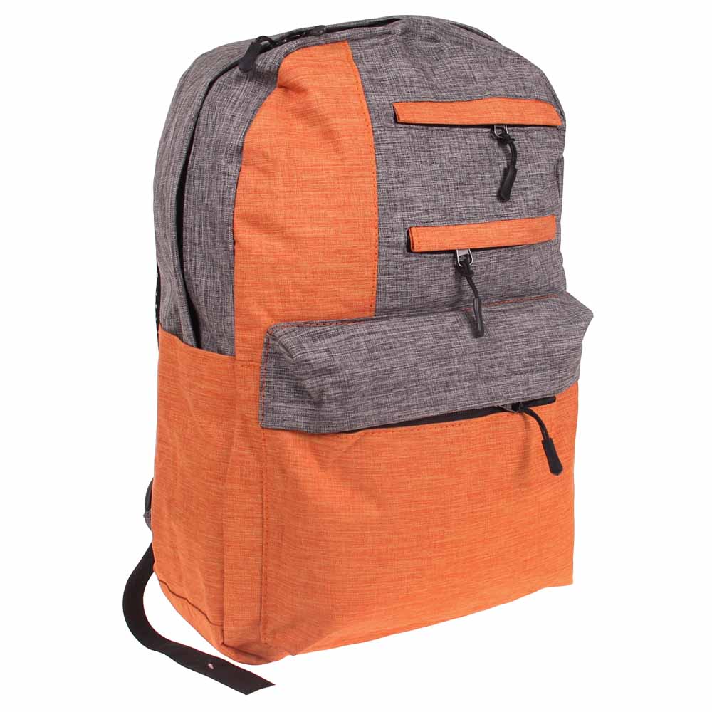 Batoh s náplní školních potřeb oranžový - náhled 1