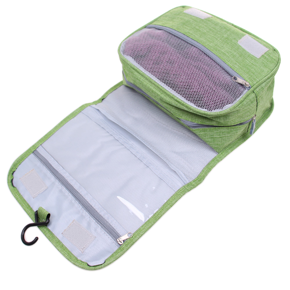 Kosmetická taška závěsná Travel Boxin zelená - náhled 3
