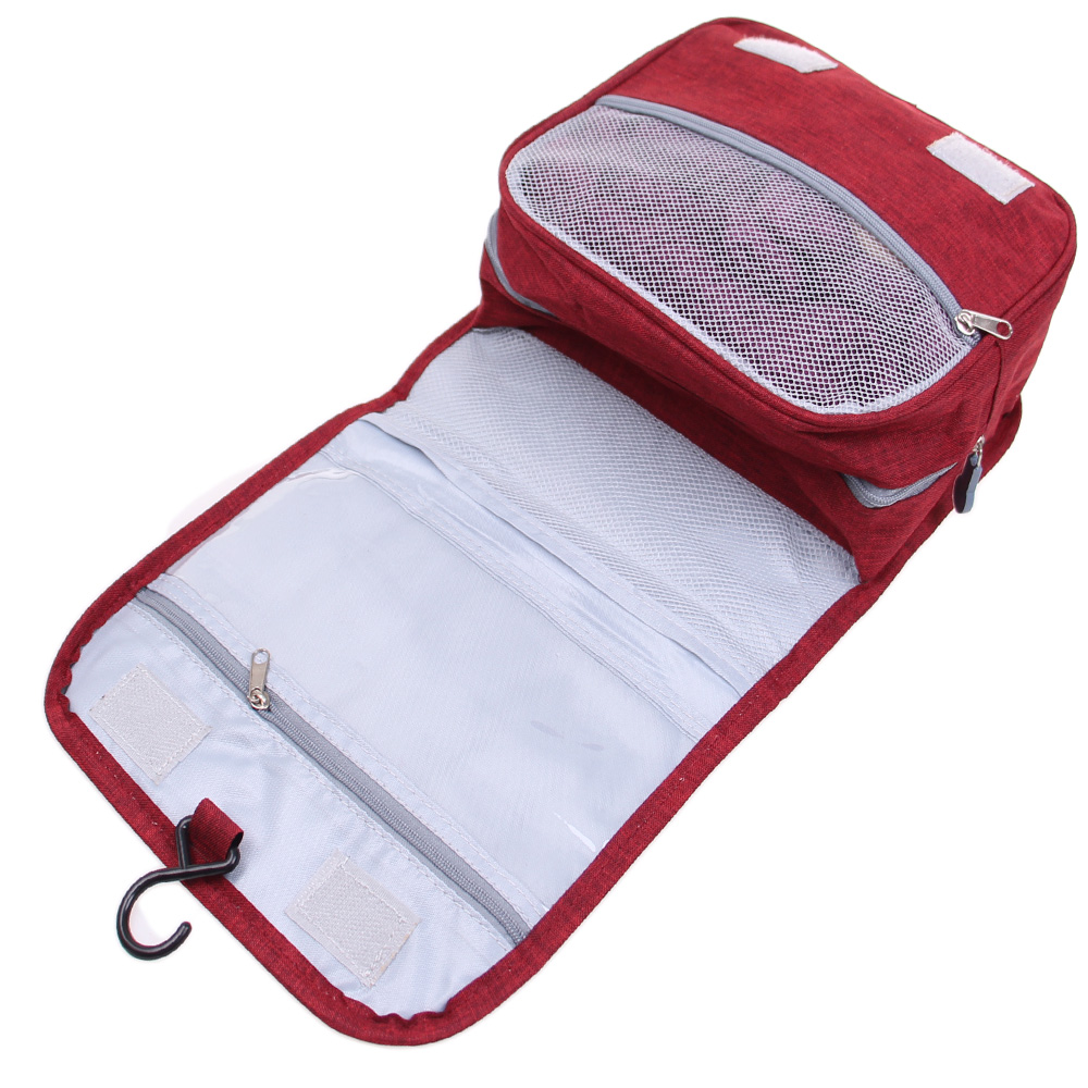 Kosmetická taška závěsná Travel Boxin červená - náhled 3