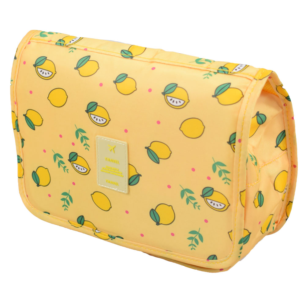 Kosmetická taška závěsná žlutá s citróny - náhled 2