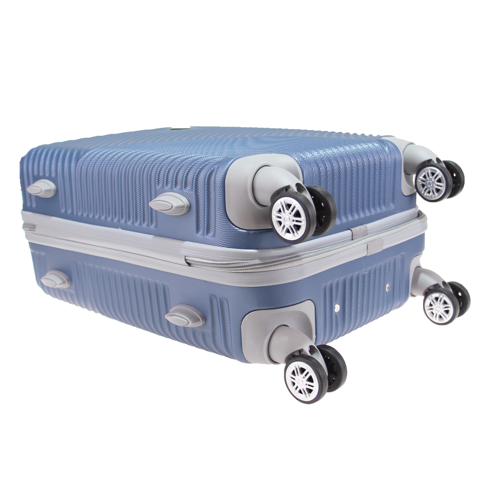 Sada 3 kufrů skořepinových POAILOBO modrá - náhled 3