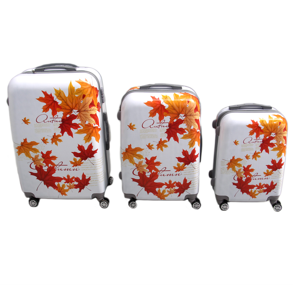 Sada 3 skořepinových kufrů (podzim) - náhled 1