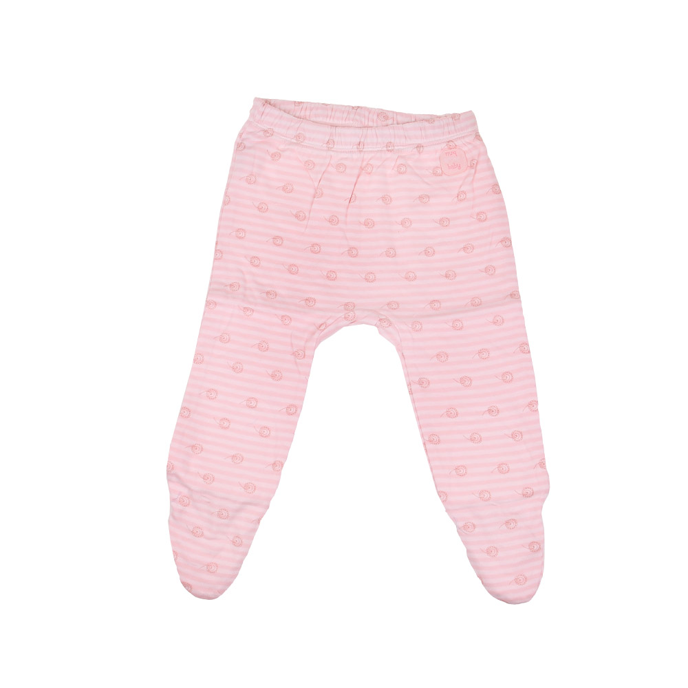 Kojenecké kalhoty růžové pruhované - náhled 1