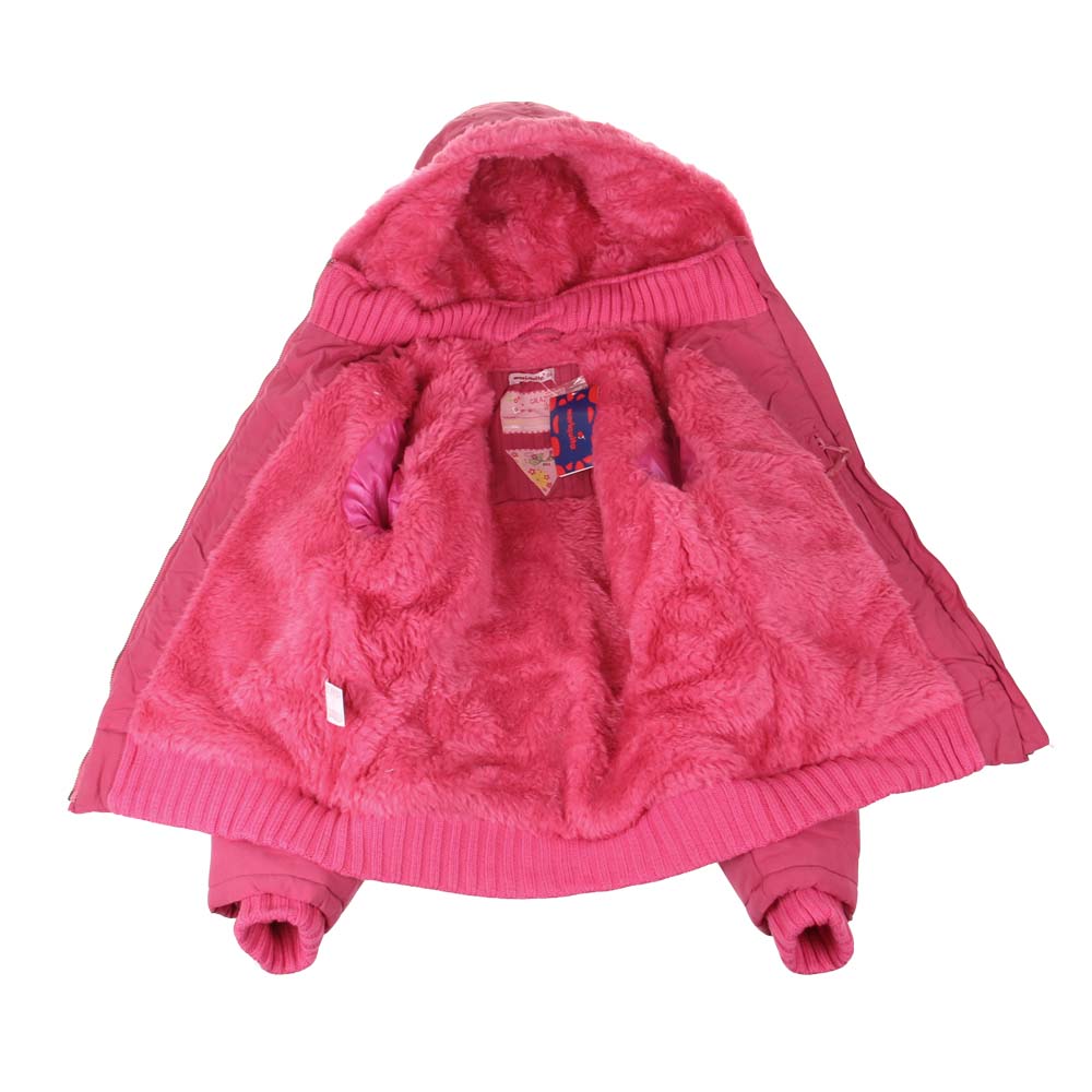 Dívčí bunda Crazy růžová s výšivkou vel. 134 - náhled 2