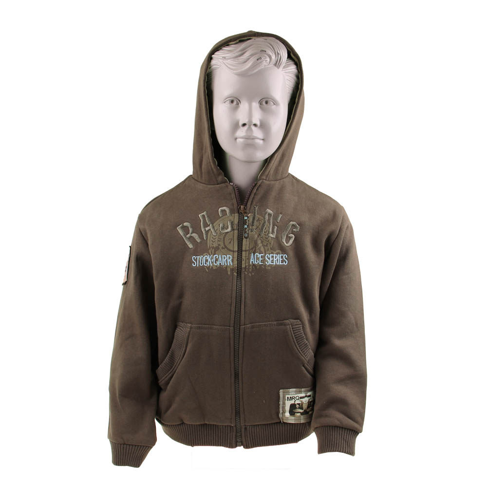 Mikina Racing hnědá vel. 122 - náhled 1