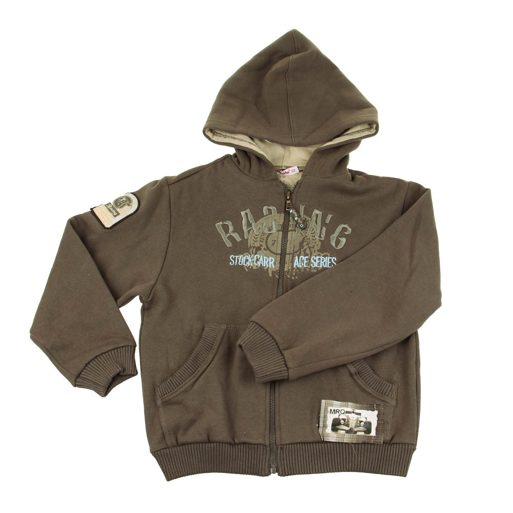 Mikina Racing hnědá vel. 122 - náhled 2