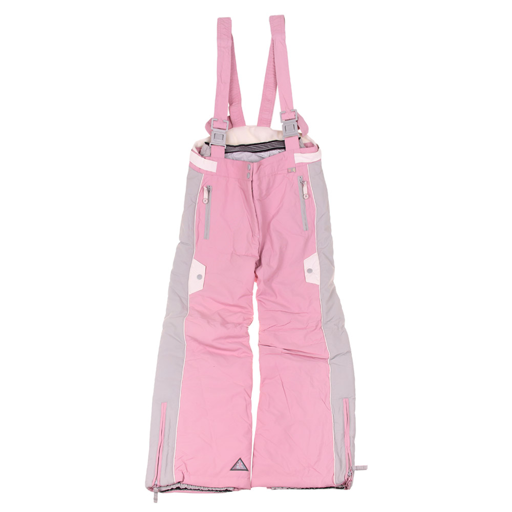 Lyžařské kalhoty šedo růžové vel. 158 - náhled 1
