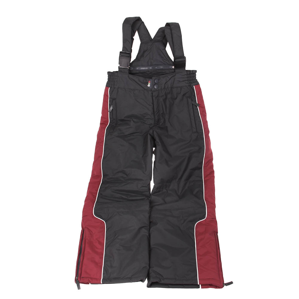 Lyžařské kalhoty šedo červené vel. 128 - náhled 1