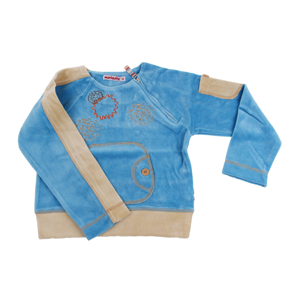 Sametová mikina vel. 128 - náhled 1