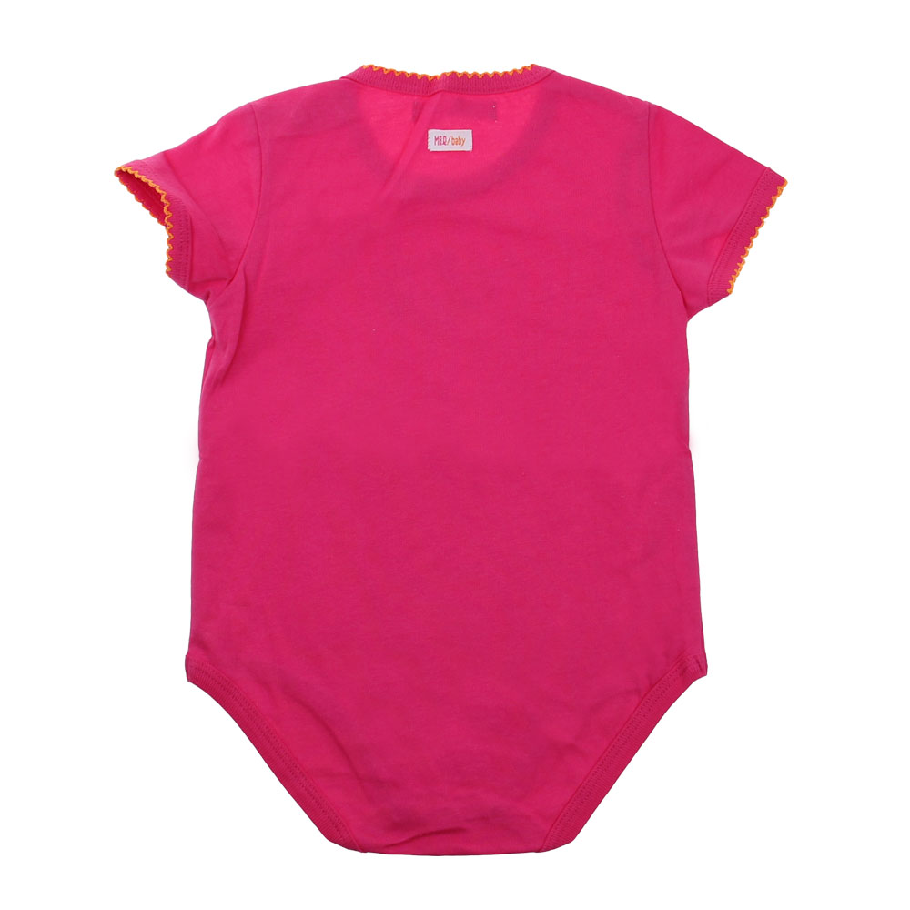 Dívčí kojenecké body růžové 80 - náhled 2