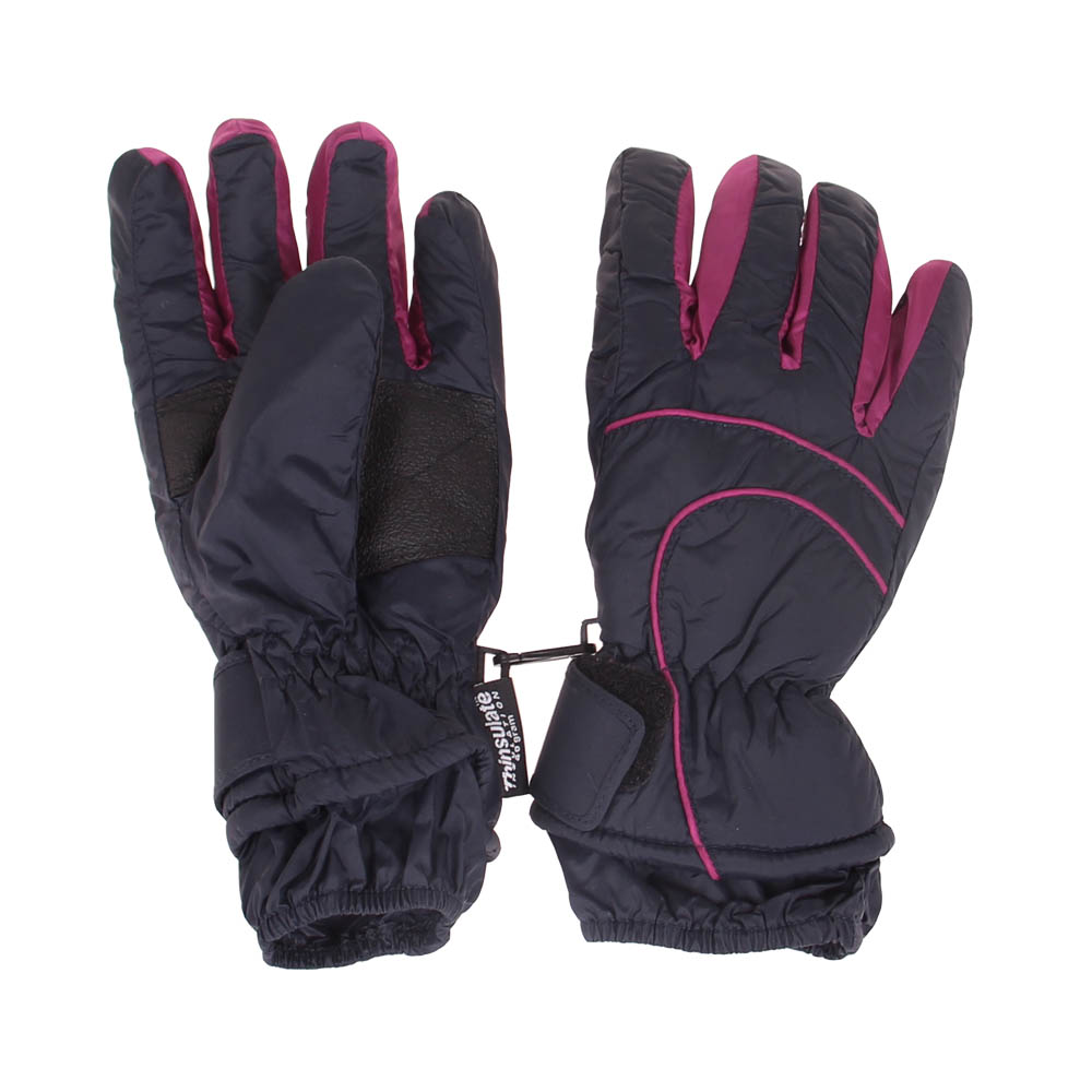 Dětské lyžařské rukavice fialové vel. 16/17 - náhled 1