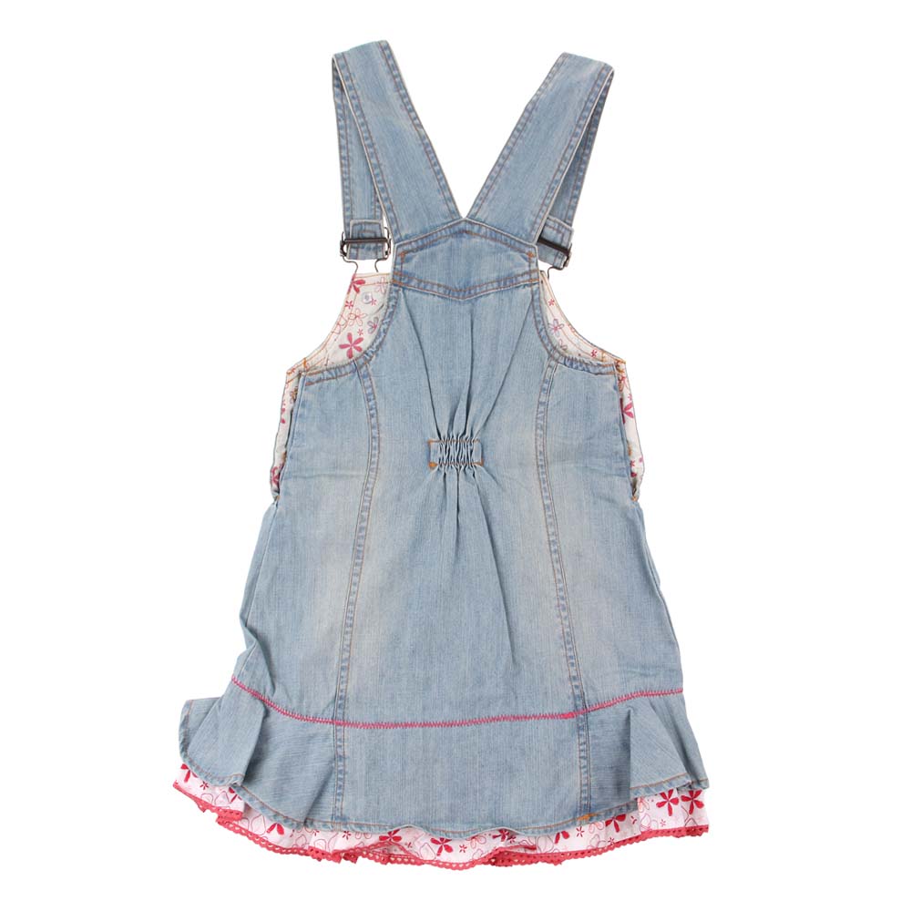 Džínové šaty s laclem vel. 80 - náhled 2