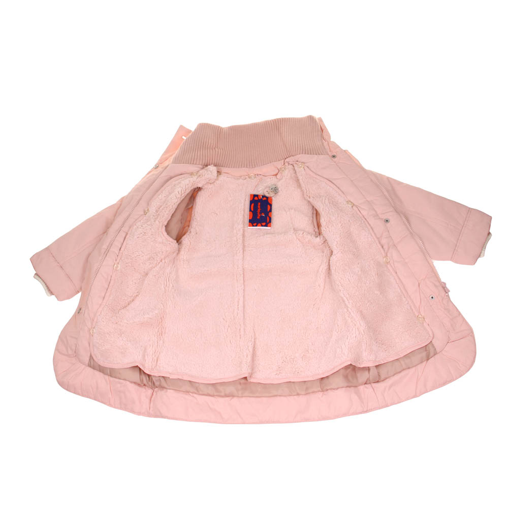 Dívčí bunda a vesta v jednom růžová vel. 98 - náhled 2