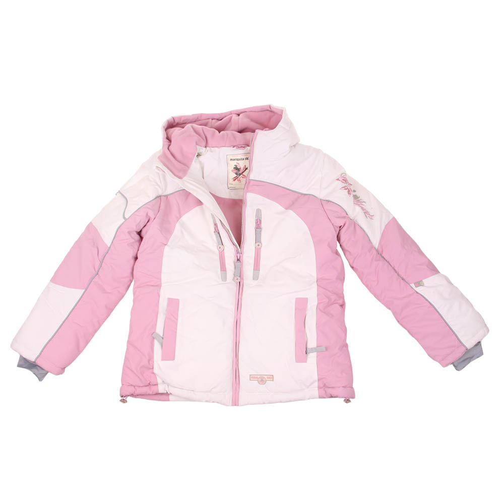 Lyžařská bunda bílo růžová vel. 146 - náhled 1