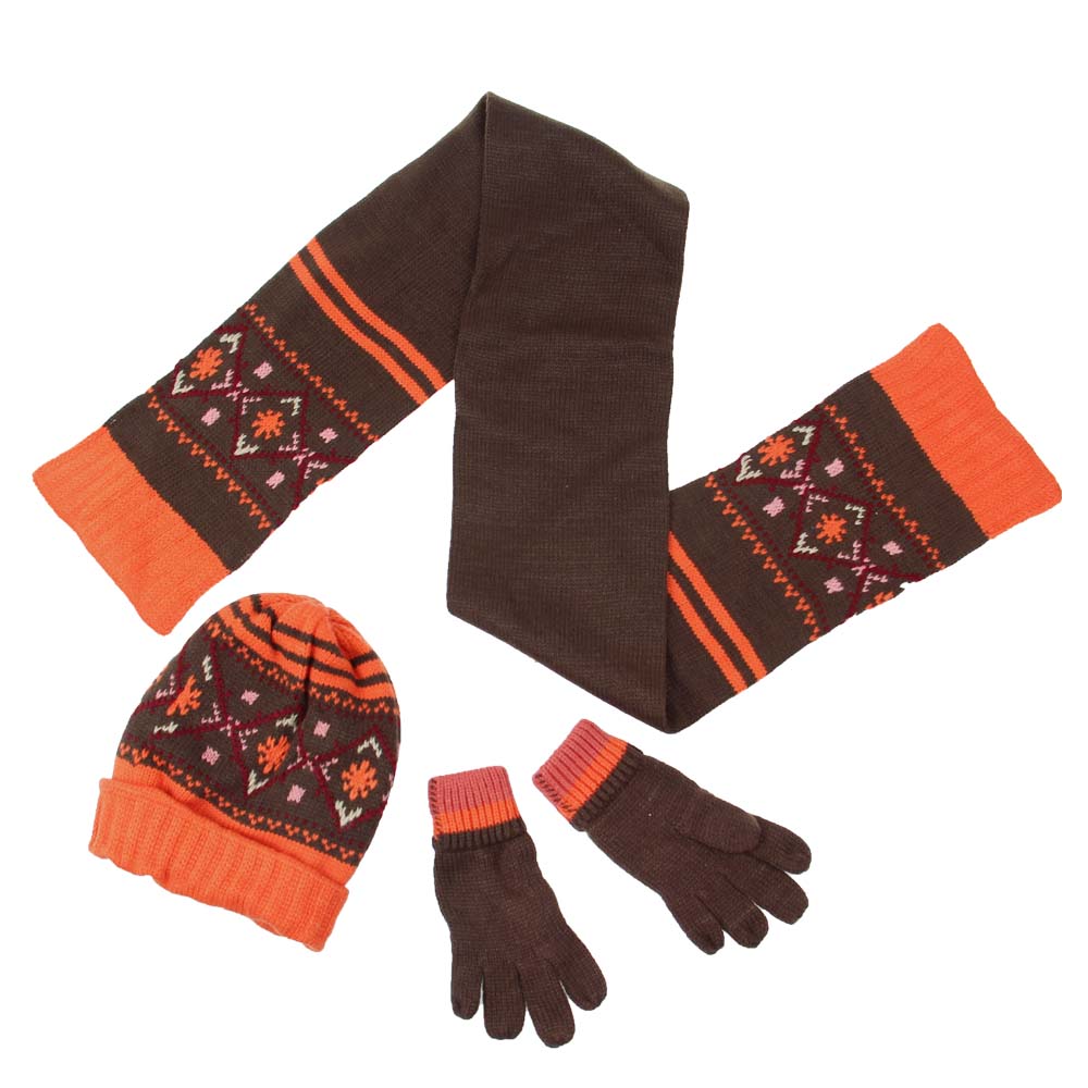 Zimní set se vzorem vel. L - náhled 1