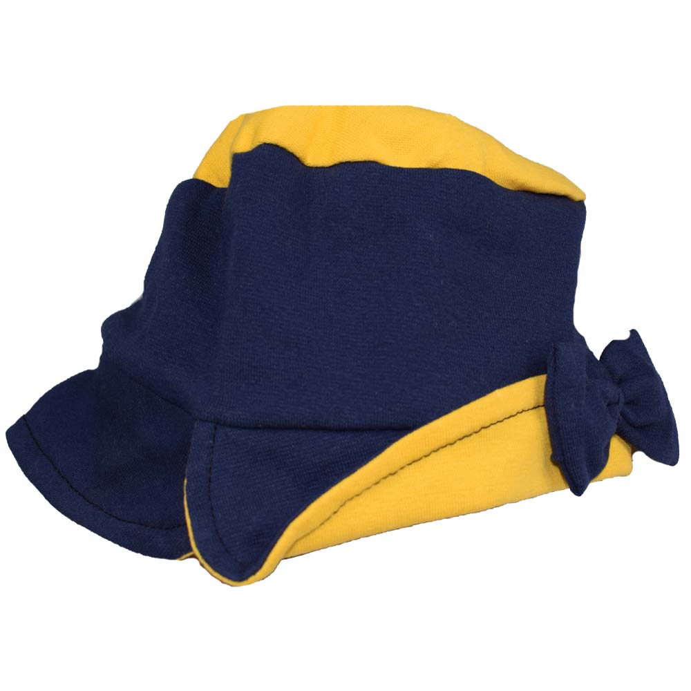 Dětský klobouk modro žlutý - náhled 1