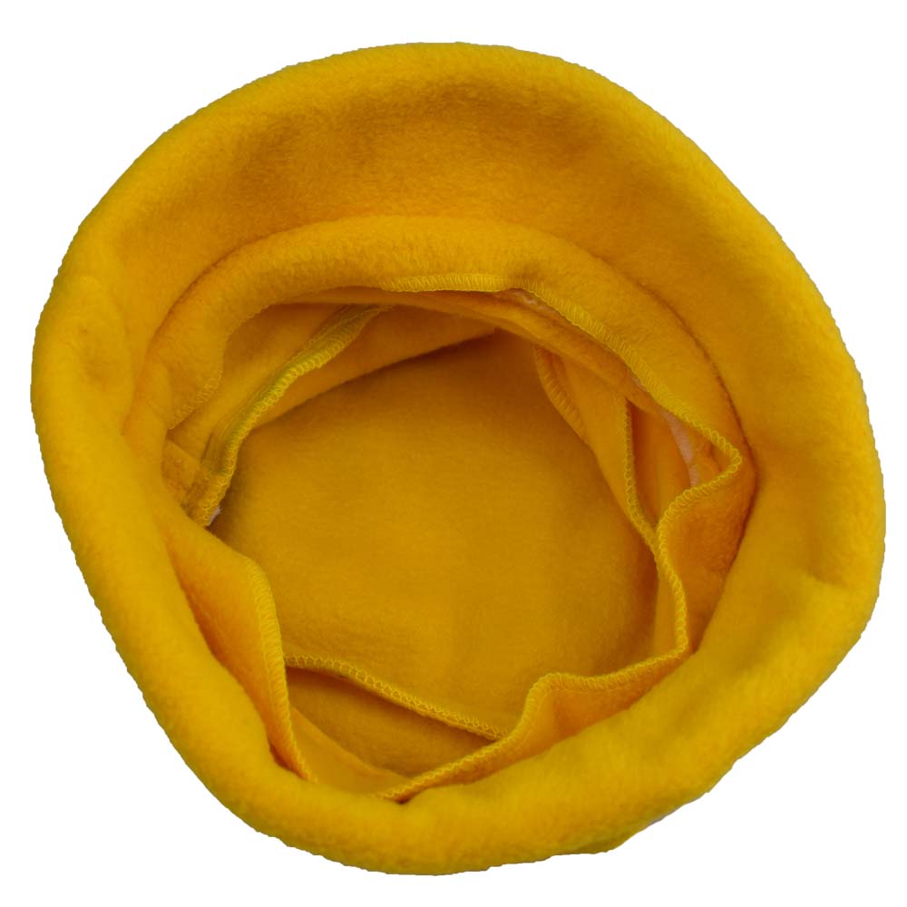 Klobouk fleecový žlutý - náhled 1